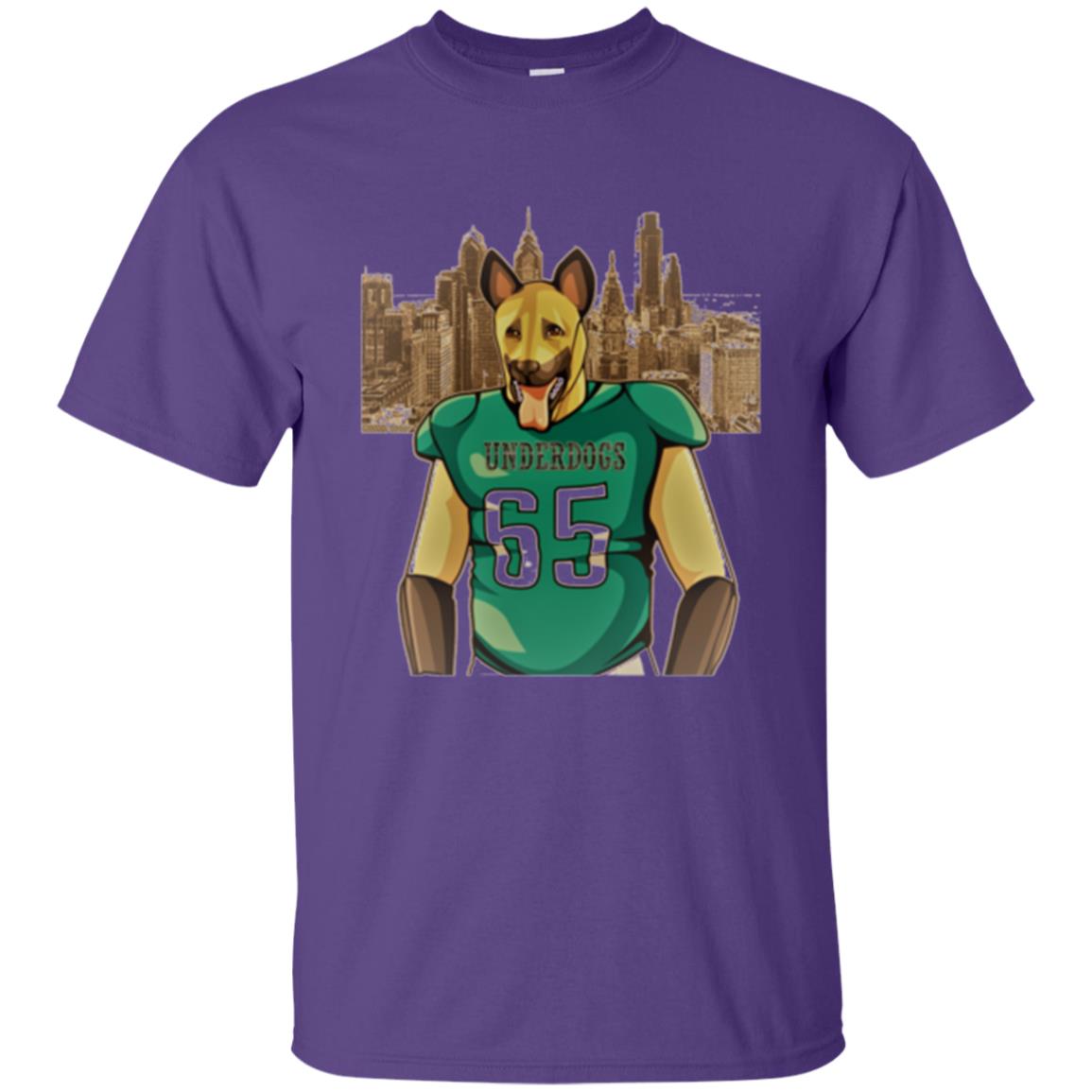 Dog Lover T-shirt Philly Fan Philadelphia Underdogs 2018 Game Day Purple