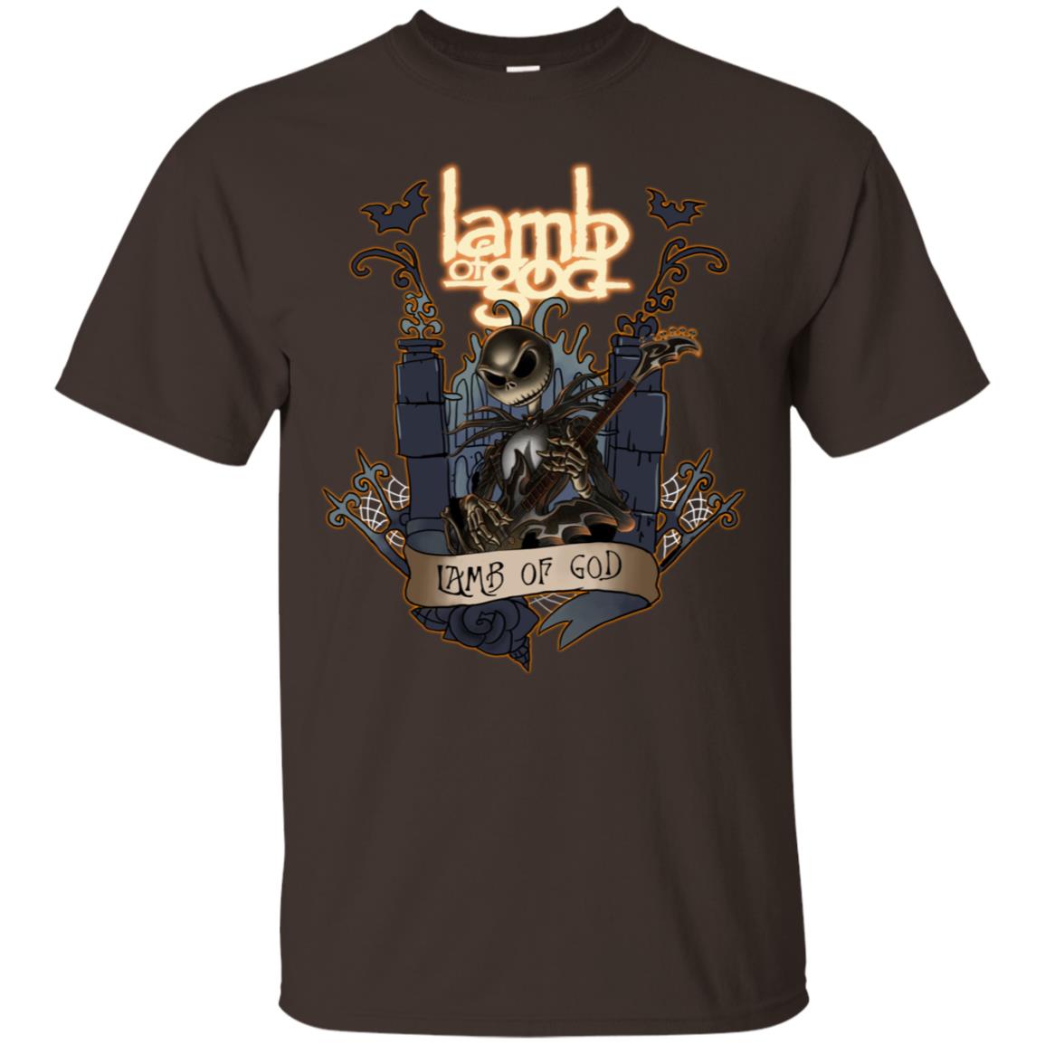 Lamb Of God The Nightmare Before Christmas Shirt Dark Chocolate