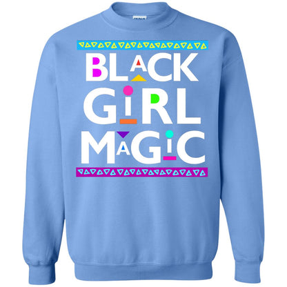 Black Girl Magic T-shirt Women_s Black History Carolina Blue