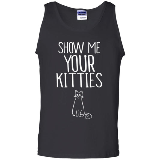 Show Me Your Kitties Cat Lover T-shirt Black