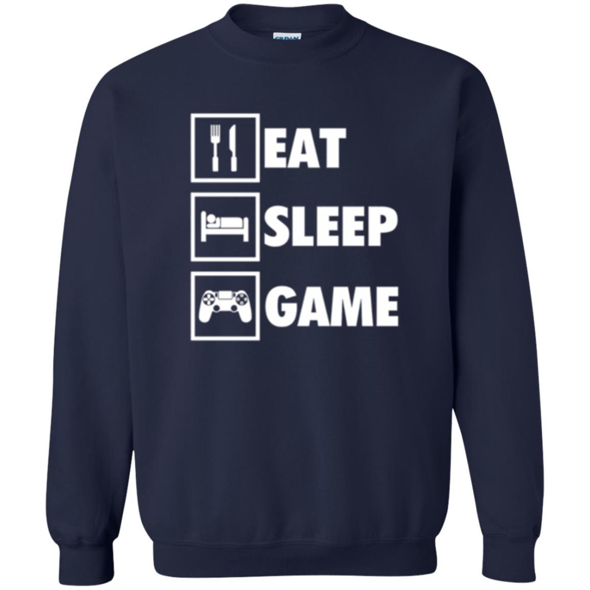 Gamer T-shirt Eat Sleep Game Navy