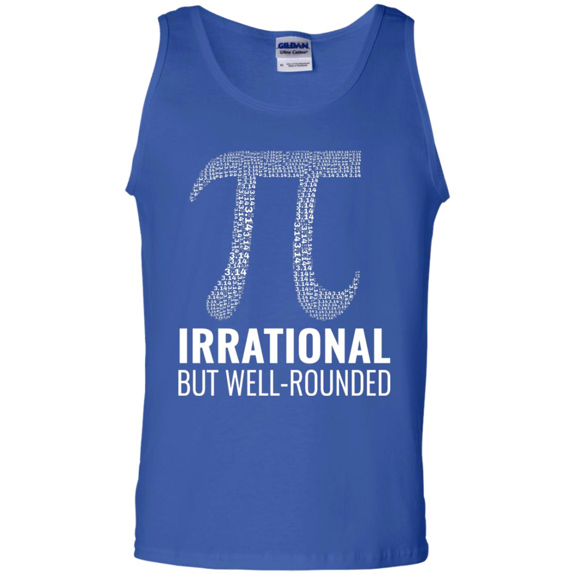 Funny Pi Shirt Irrational But Well Rounded Royal
