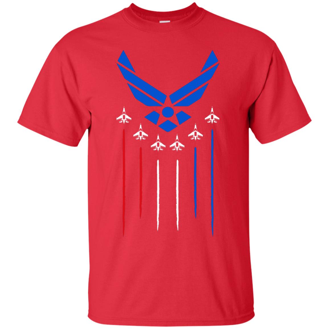 Air Force America Military Shirt Red