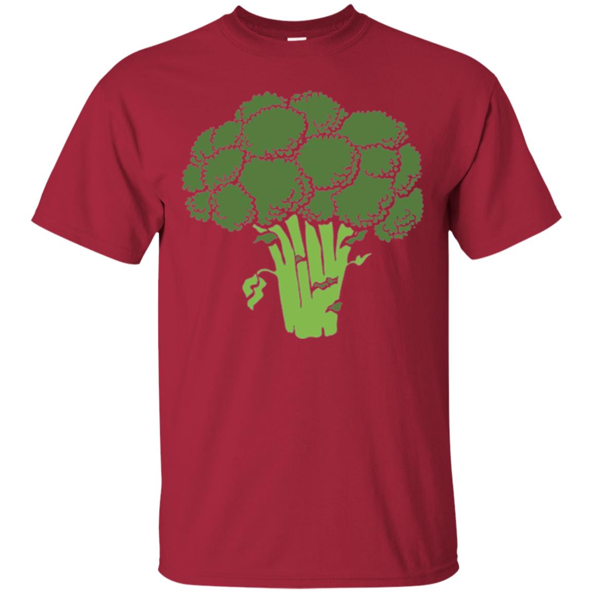 Broccoli Is Life T-shirt Funny Graphic Vegetable Cardinal