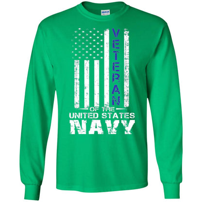 Us Navy Veteran T-shirt Irish Green