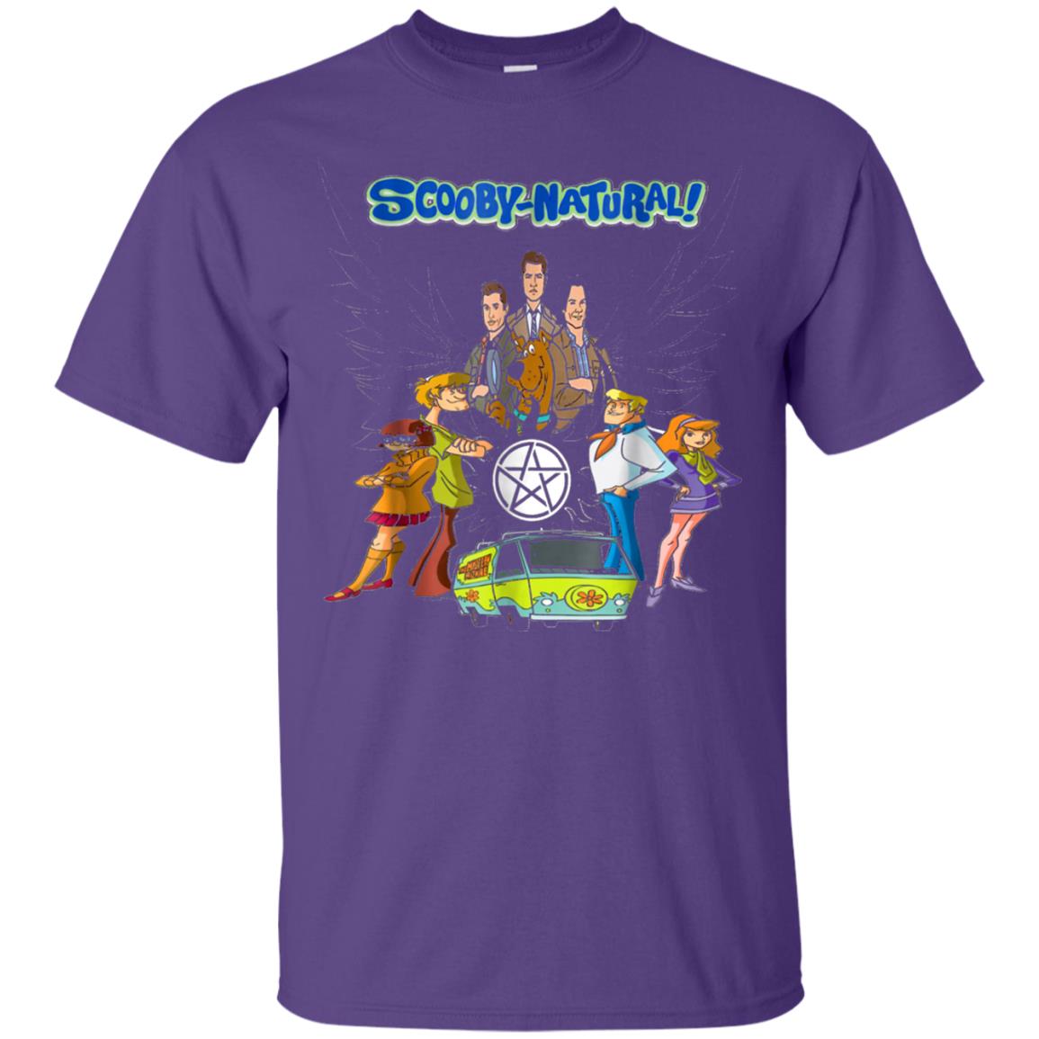 Scooby Natural Mystery Team Cartoon Shirt Purple