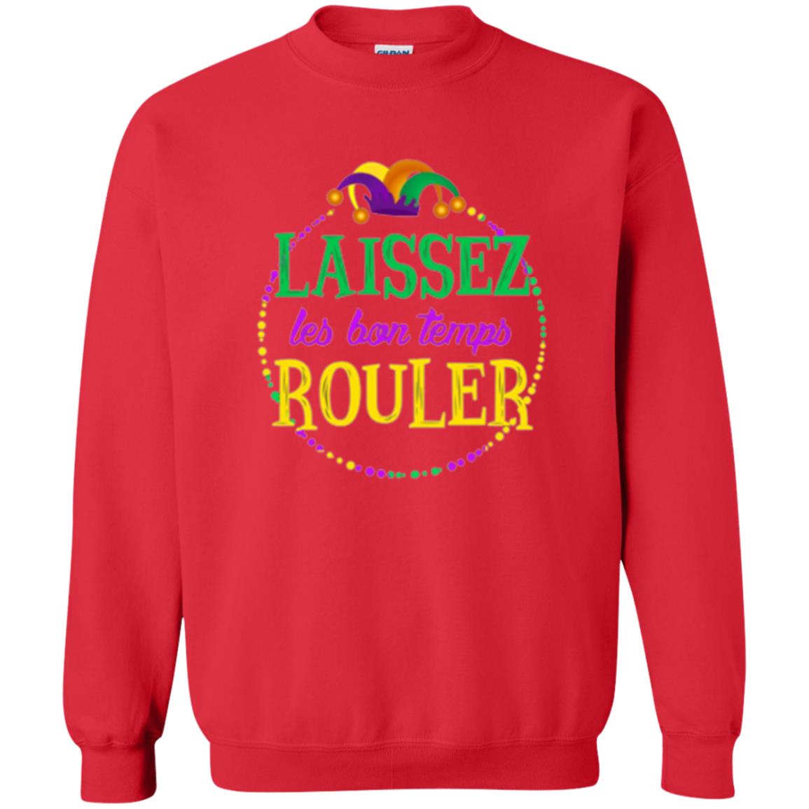 Mardi Gras T-shirt Laissez Les Bon Temps Rouler Red