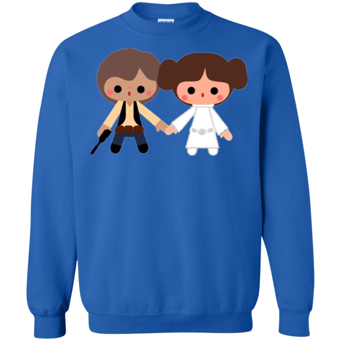 Cartoon T-shirt Han Solo Princess Leia Royal