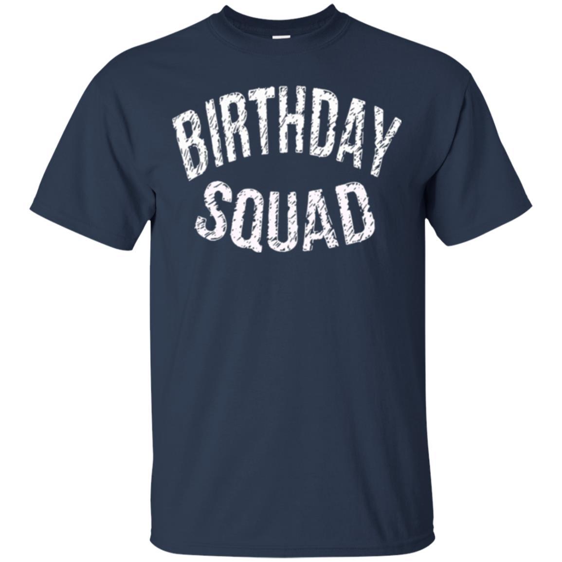 Birthday Squad T-shirt Navy