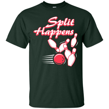 Bowling Lover T-shirt Split Happens Forest
