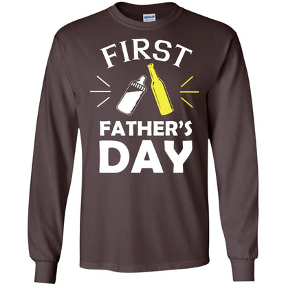 First Father's Day Shirt Dark Chocolate