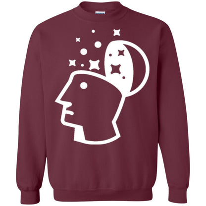 Look Into His Head Creative Thinking T-shirt Maroon