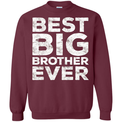 Best Big Brother Ever Family T-shirt Maroon