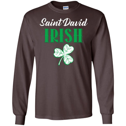 Saint Patrick's Day T-shirt Saint David Irish Dark Chocolate