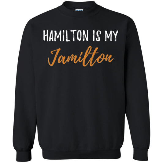Musican T-shirt Hamilton Is My Jamilton Black