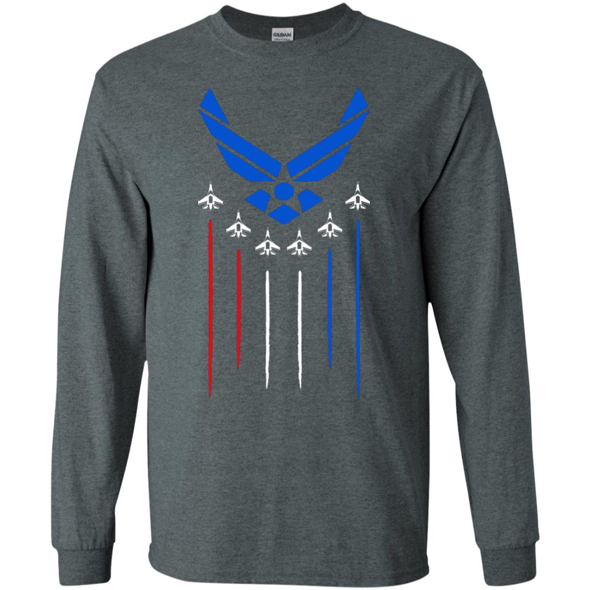 Air Force America Military Shirt Dark Heather