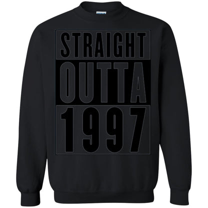 Straight Outta 1997 Cool 21st Birthday T-shirt Black