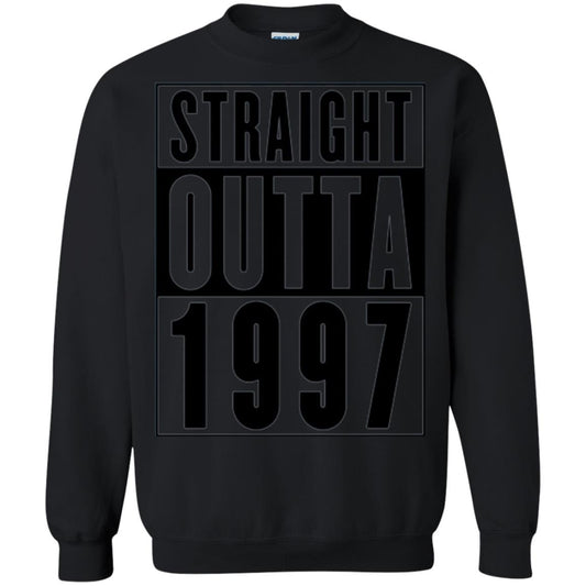 Straight Outta 1997 Cool 21st Birthday T-shirt Black