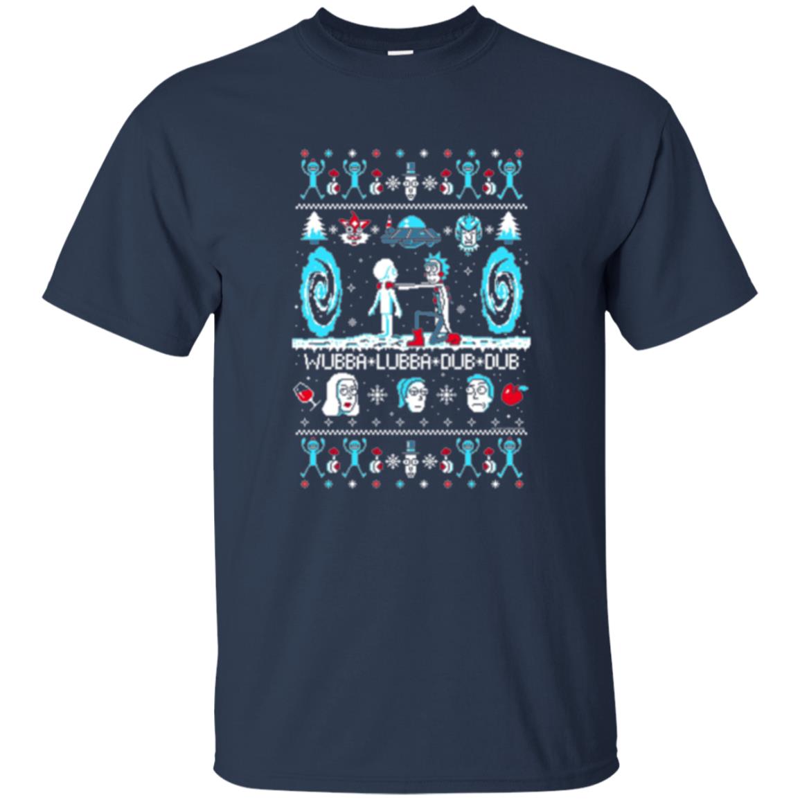 Cartoon T-shirt Build A Snowmorty Navy