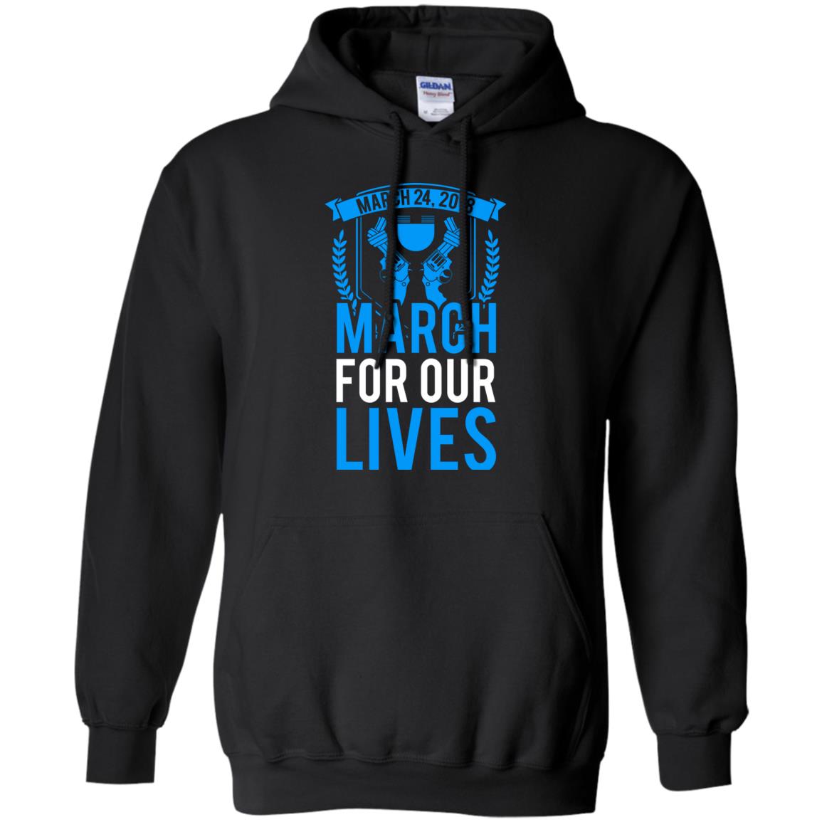 Anti Gun T-shirt March For Our Lives March 24 2018 Black