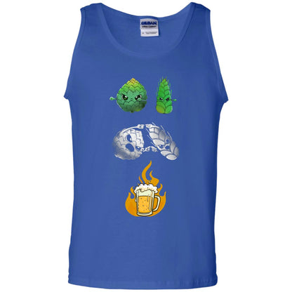 Beer Lover T-shirt Beer Fusion Flags Royal