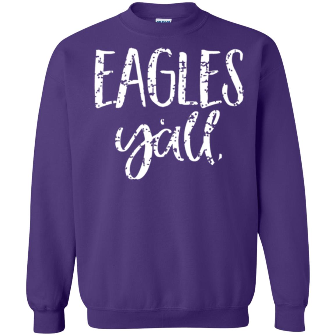Eagles Y_all Flying Eagles T-shirt Purple
