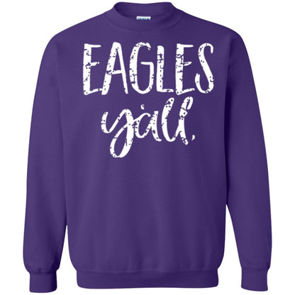 Eagles Y_all Flying Eagles T-shirt Purple