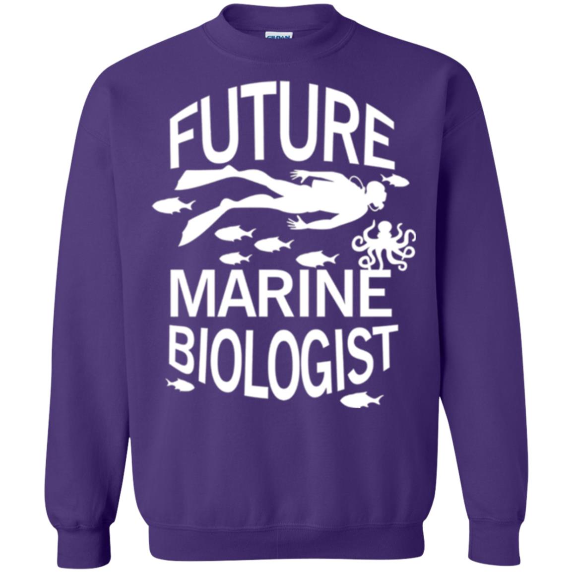 Cute Marine Biologist T-shirt Purple