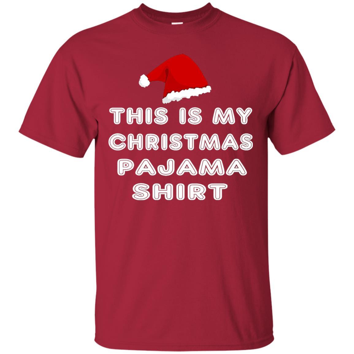 Christmas T-shirt This Is My Christmas Pajama Shirt Cardinal