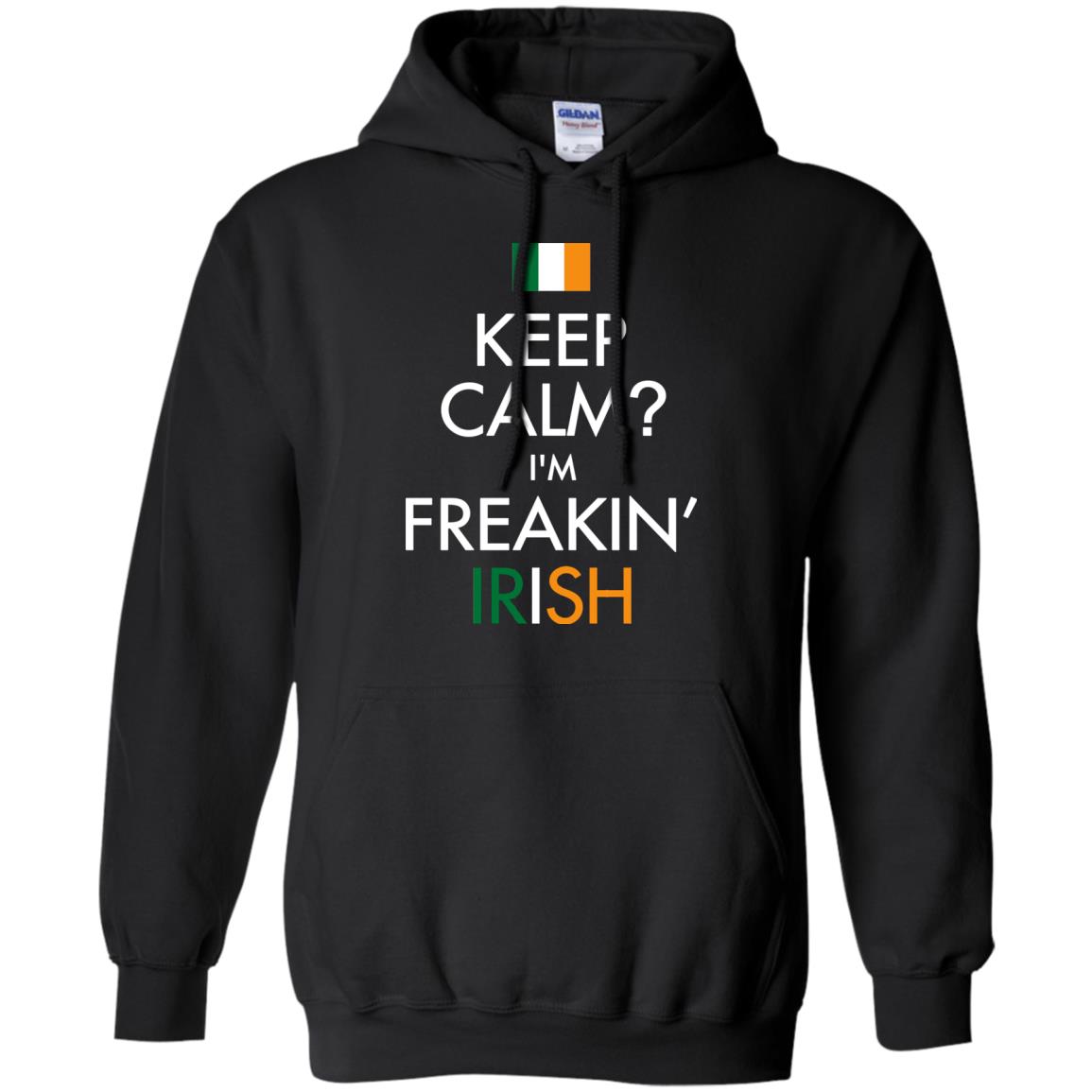 Keep Calm I_m Freakin_ Irish Saint Patrick_s Day Shirt Black