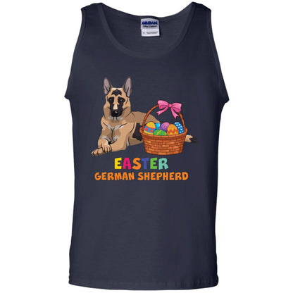 Easter German Shepherd Dog Lover T-shirt For Easter Navy