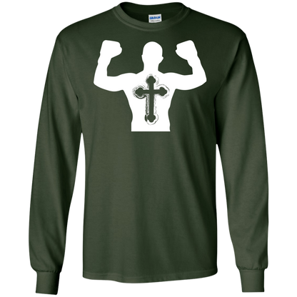 Christian Gym Exercise Workout T-shirt Forest Green