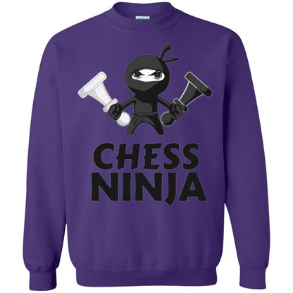 Funny Chess Ninja T-shirt Purple
