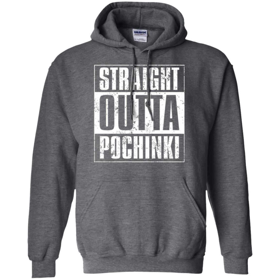 Gaming T-shirt Straight Outta Pochinki Dark Heather