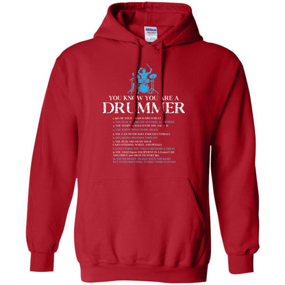Drummer T-shirt You_re A Drummer Red