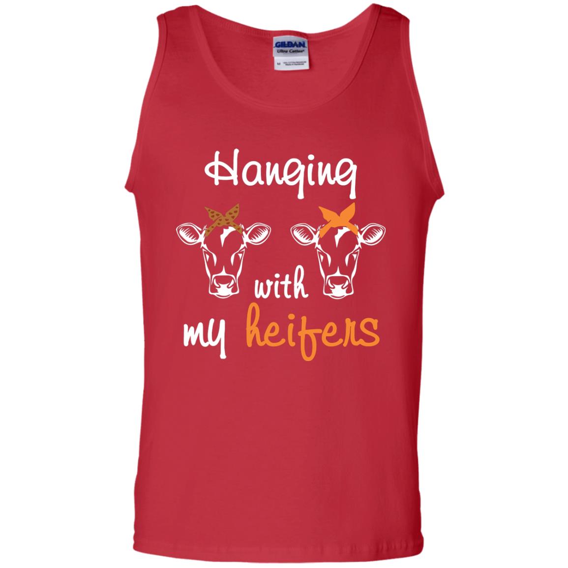 Heifers Lover Shirt Hanging With My Heifers Red