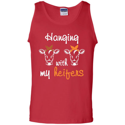 Heifers Lover Shirt Hanging With My Heifers Red