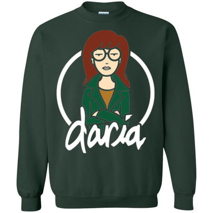 Mtv Daria T-shirt Mad At The World Forest Green