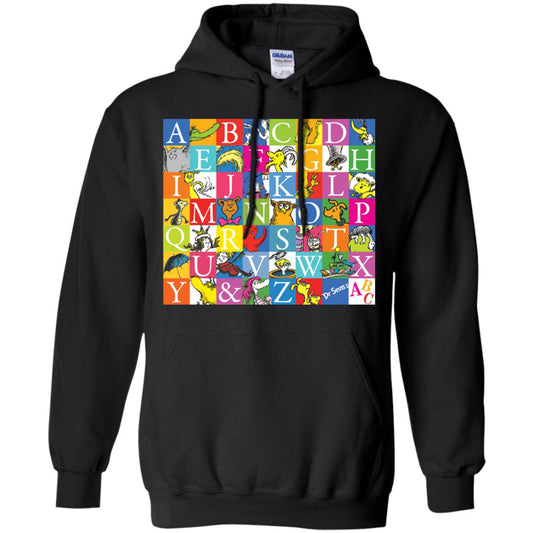Dr. Seuss A To Z Gift Shirt For Funny Man Black