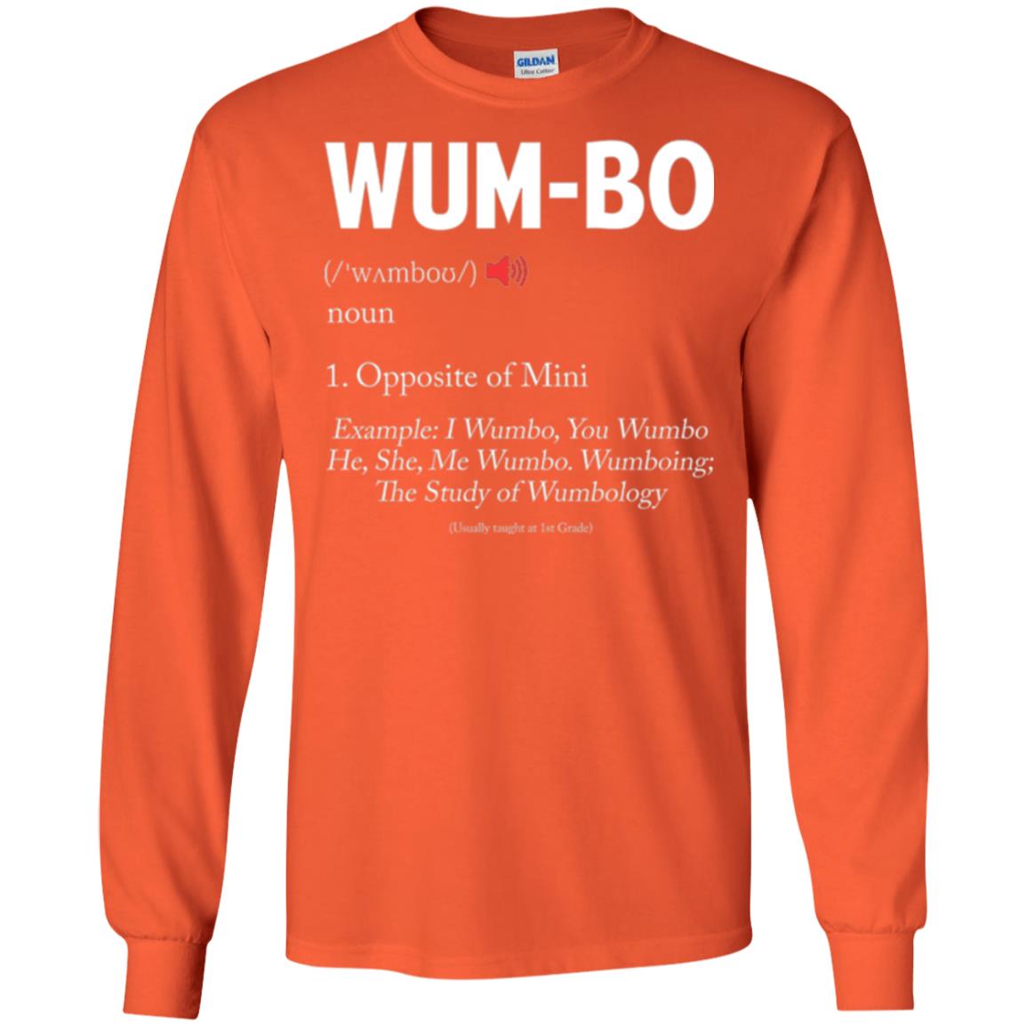 Wumbo T-shirt Opposite Of Mimi Orange