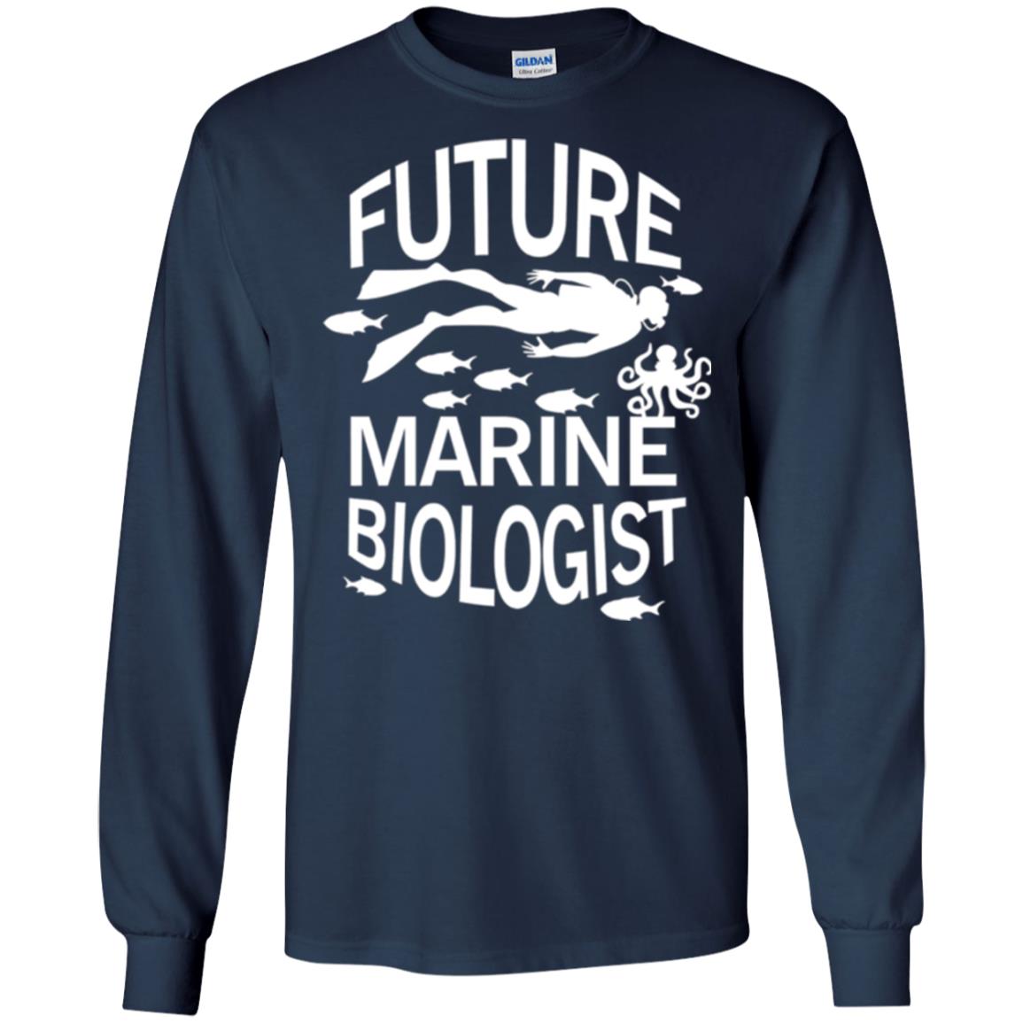 Cute Marine Biologist T-shirt Navy