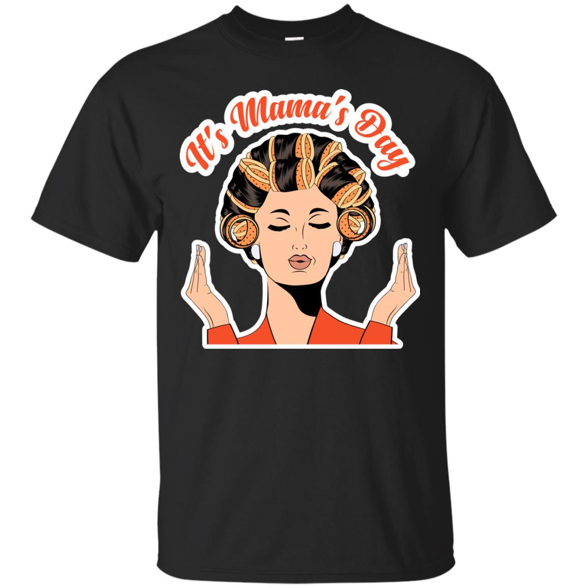 Its Mamas Day Mom Shirt Black