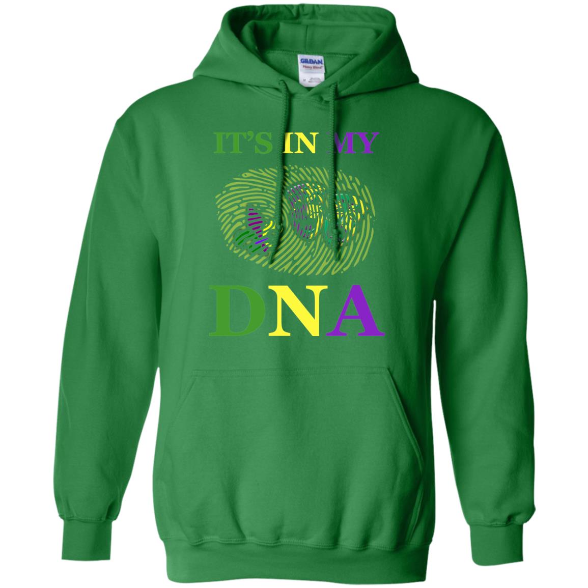 Mardi Gras T-shirt It's In My Dna Irish Green
