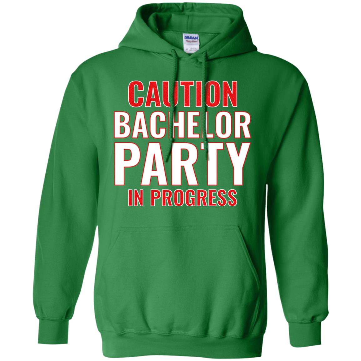 Funny Warning Caution Bachelor Party In Progress Irish Green