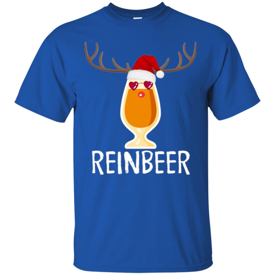 Beer Lover T-shirt Reinbeer Mery Christmas Royal