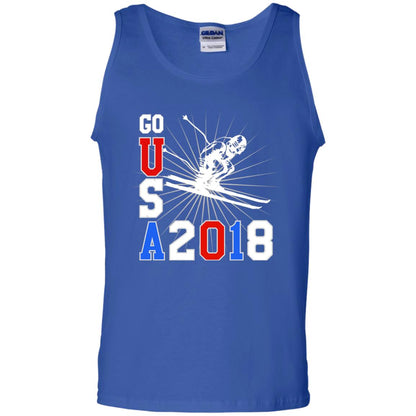 Alpine Skiing T-shirt Go Usa 2108 Cool Royal