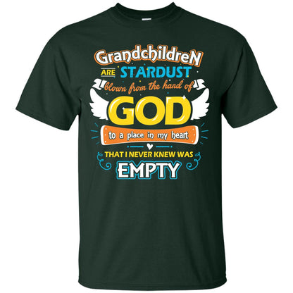 Grandparents T-shirt Grandchildren Are Stardust Blown From The Hand Of God To A Place In My Heart That I Never Knew Was Empty Forest