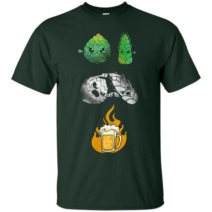 Beer Lover T-shirt Beer Fusion Flags Forest