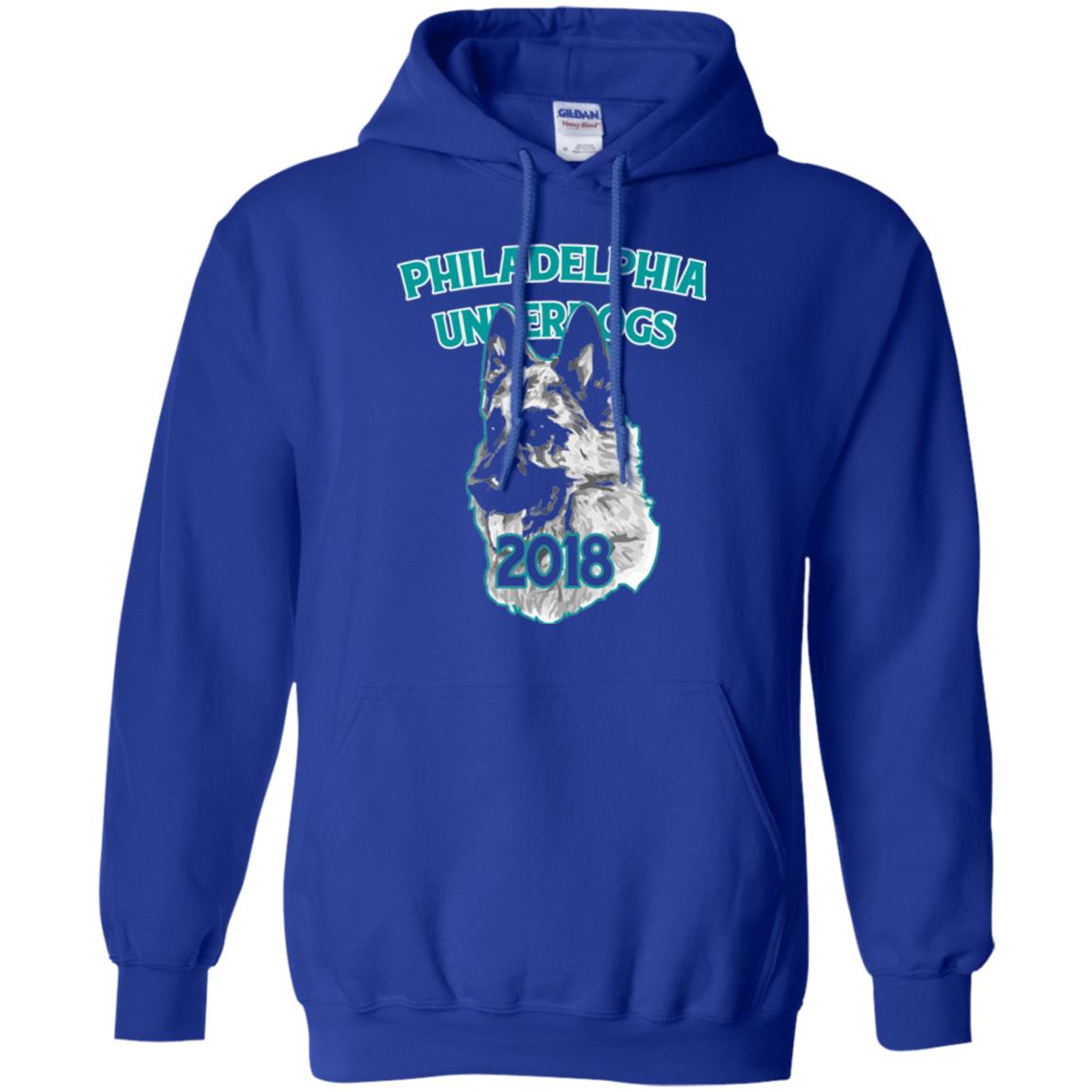 Dog Lover T-shirt Philadelphia Underdogs Celebration 2018 T-shirt Royal