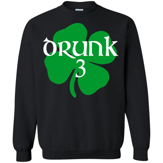 Drunk 3 Lucky Thing St. Patrick_s Day Irish T-shirt Black